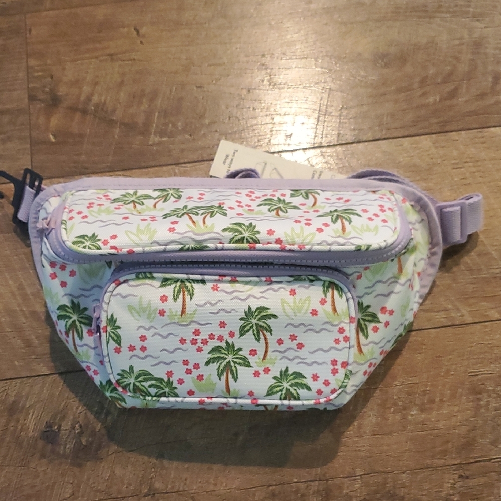 Insulates Tropical Print Fanny Pack